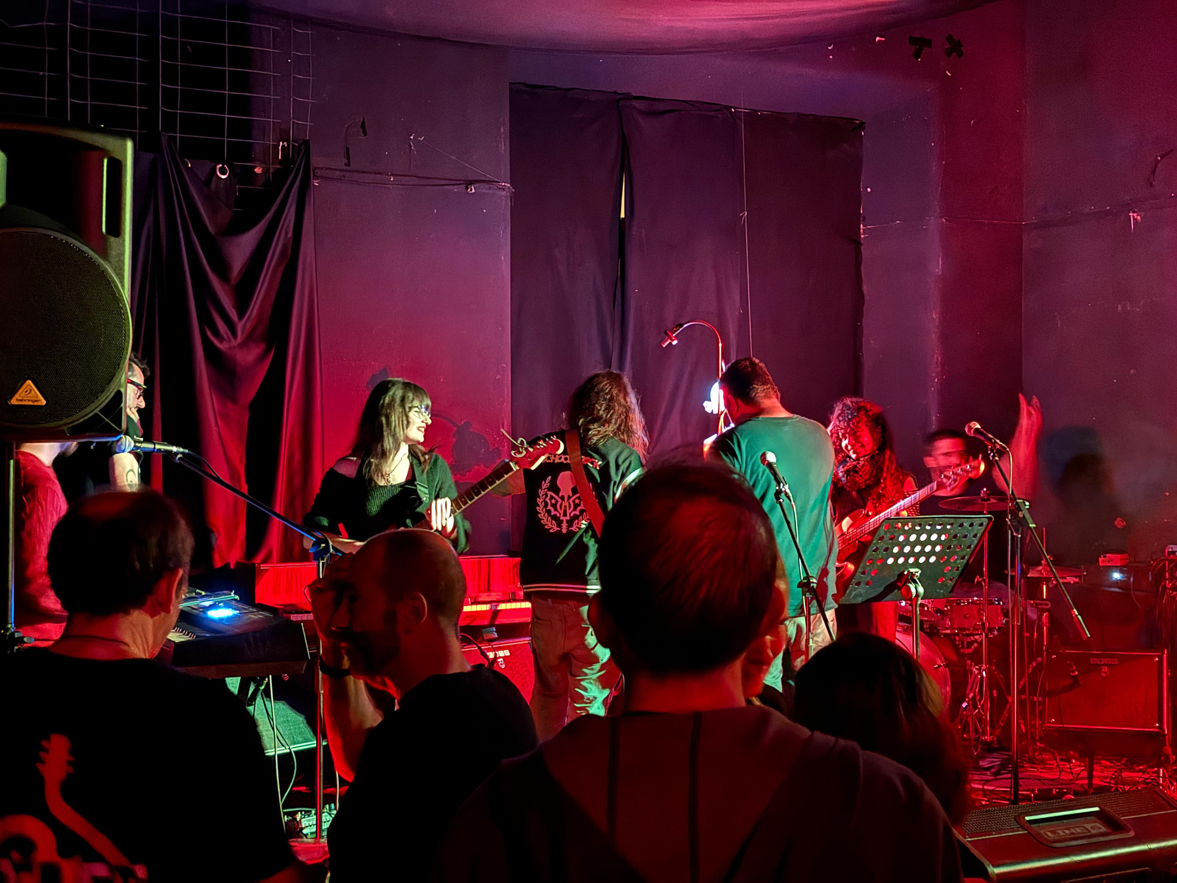 The Switches playing live on stage